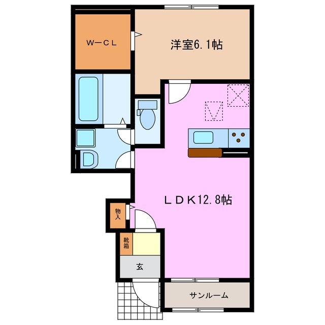 1階の間取り図