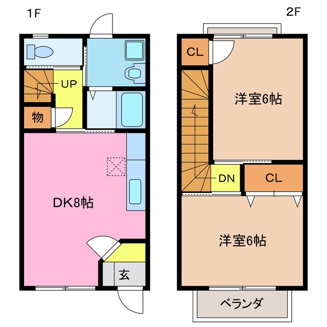 1階の間取り図