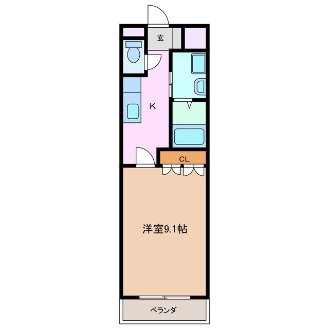 2階の間取り図