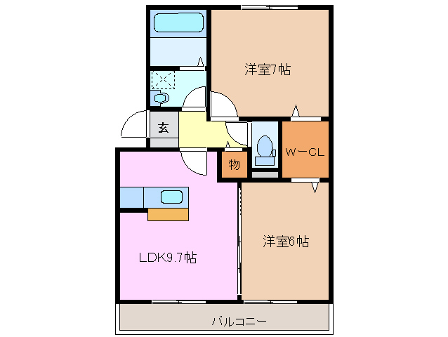 3階の間取り図