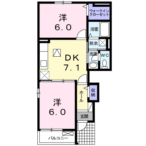 1階の間取り図
