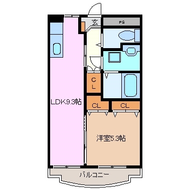 1階の間取り図
