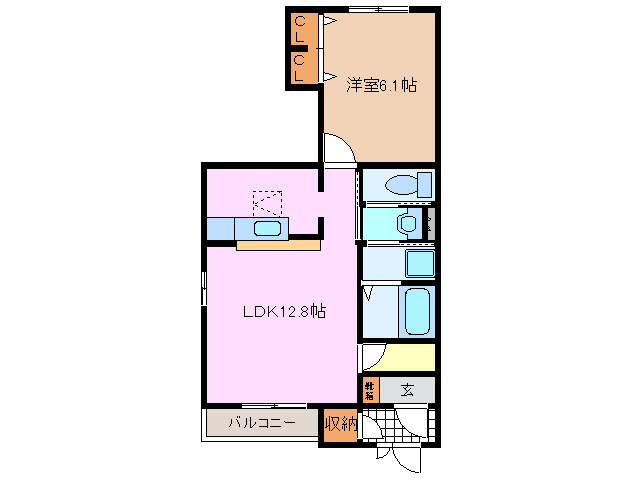 1階の間取り図