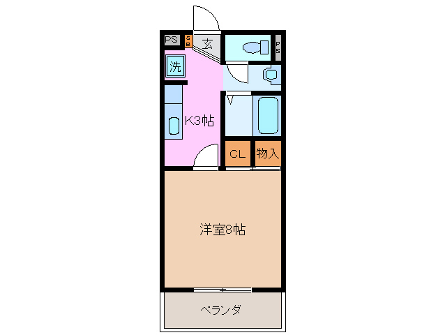 1階の間取り図