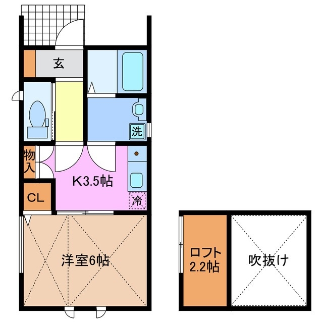 1階の間取り図