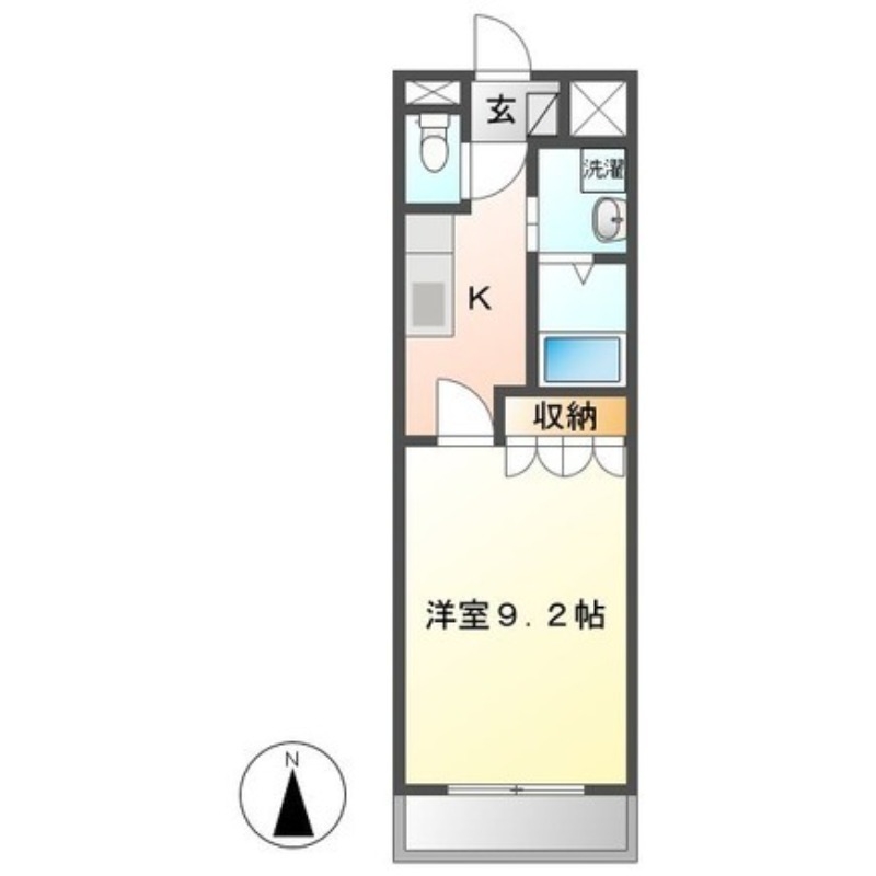 1階の間取り図