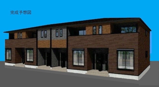 リリックハイム　Ｂ棟の外観