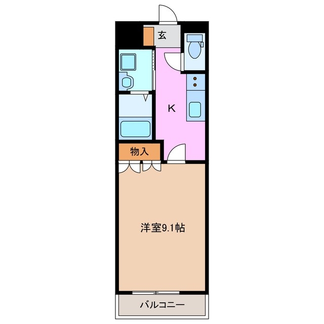 2階の間取り図