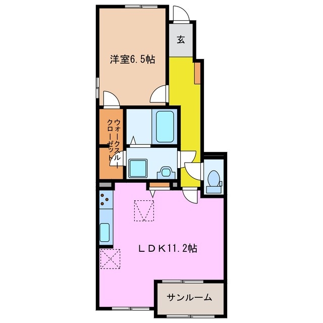 1階の間取り図