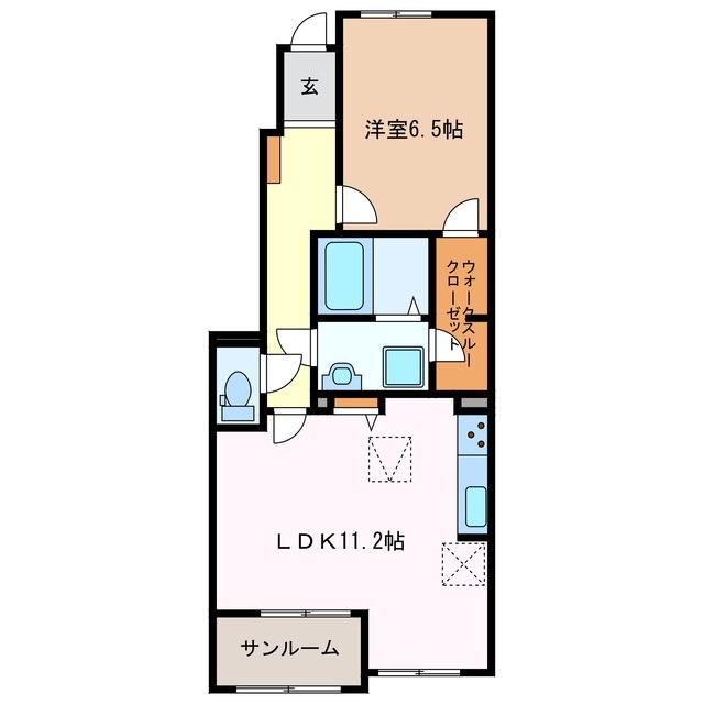 1階の間取り図