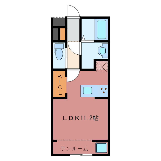 2階の間取り図