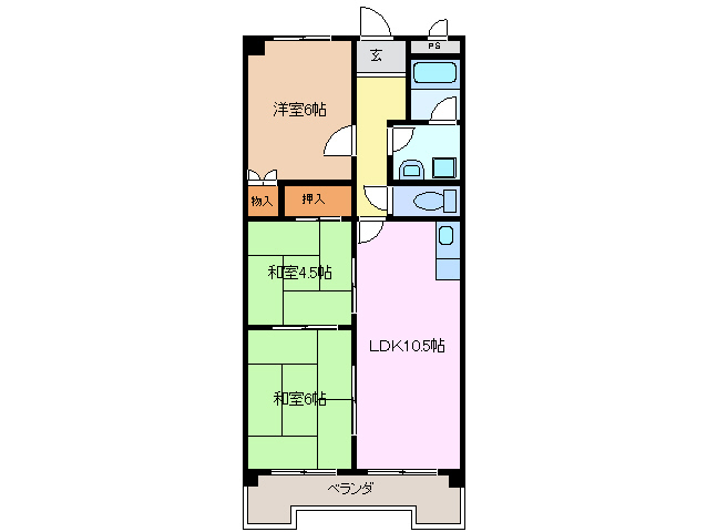 和室→洋室に変更すみ