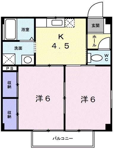 1階の間取り図