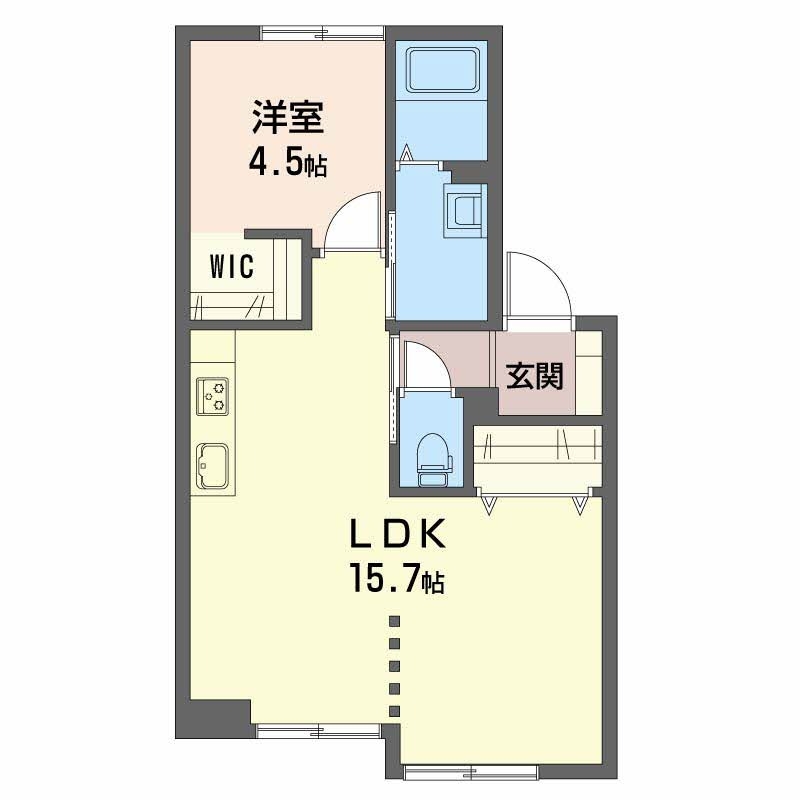 ２ＤＫ→１ＬＤＫに変更済み