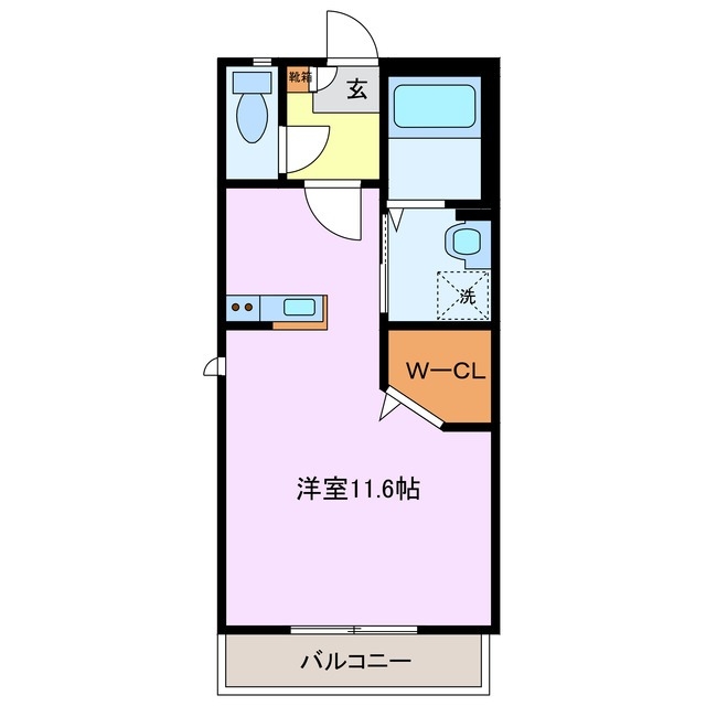2階の間取り図