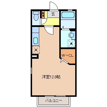 2階の間取り図