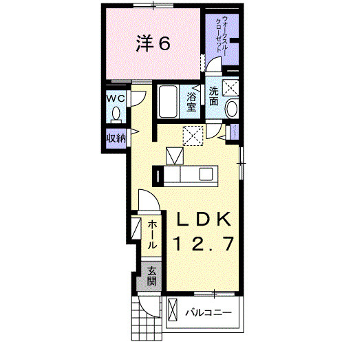 1階の間取り図