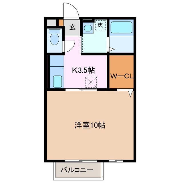 1階の間取り図