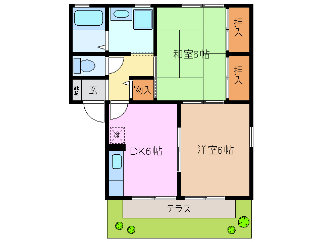 1階の間取り図