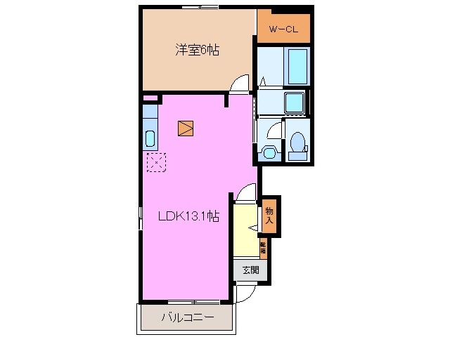 1階の間取り図