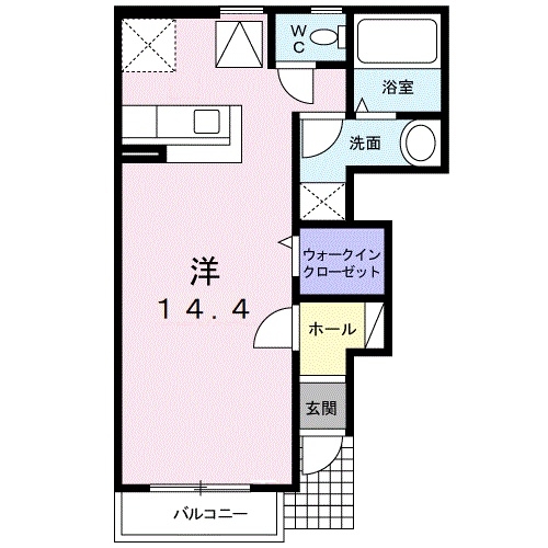1階の間取り図