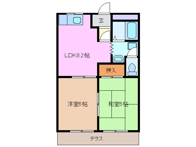 1階の間取り図