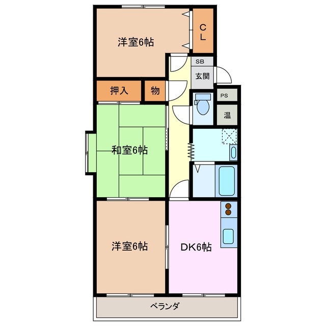 4階の間取り図