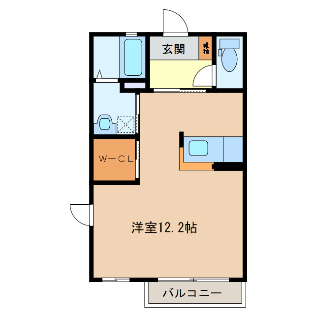 2階の間取り図