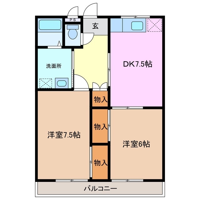3階の間取り図