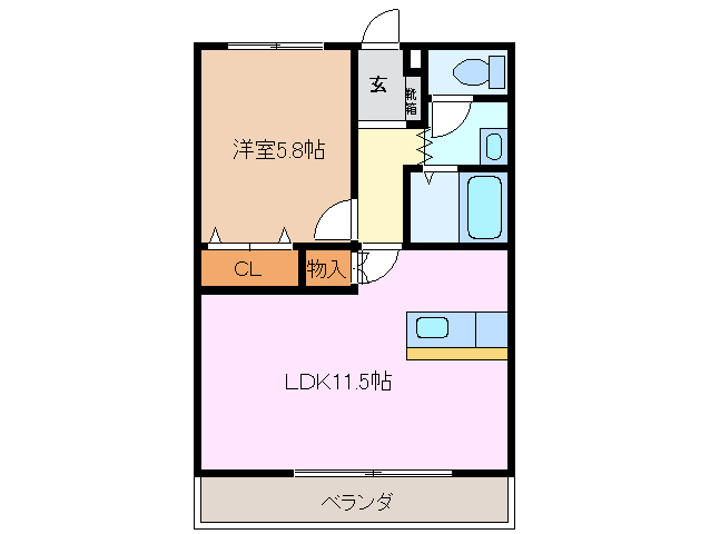3階の間取り図
