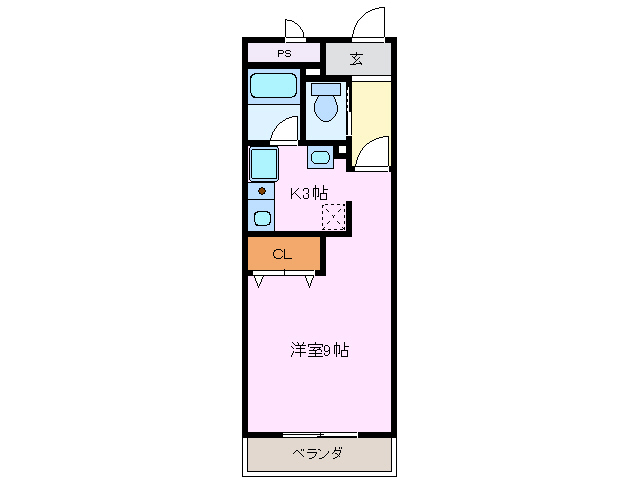 3階の間取り図