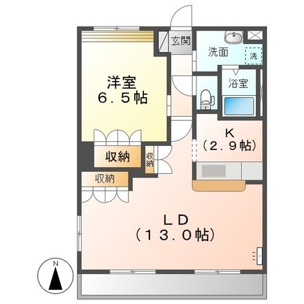 1階の間取り図