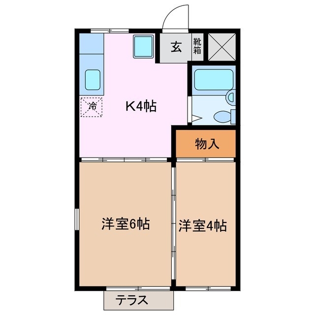 1階の間取り図