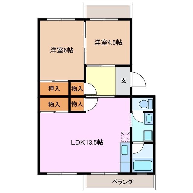 4階の間取り図