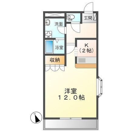 2階の間取り図
