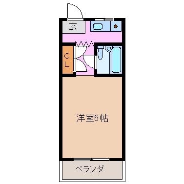 2階の間取り図
