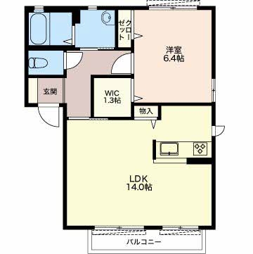 1階の間取り図