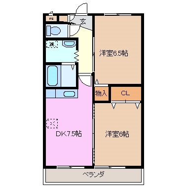 1階の間取り図