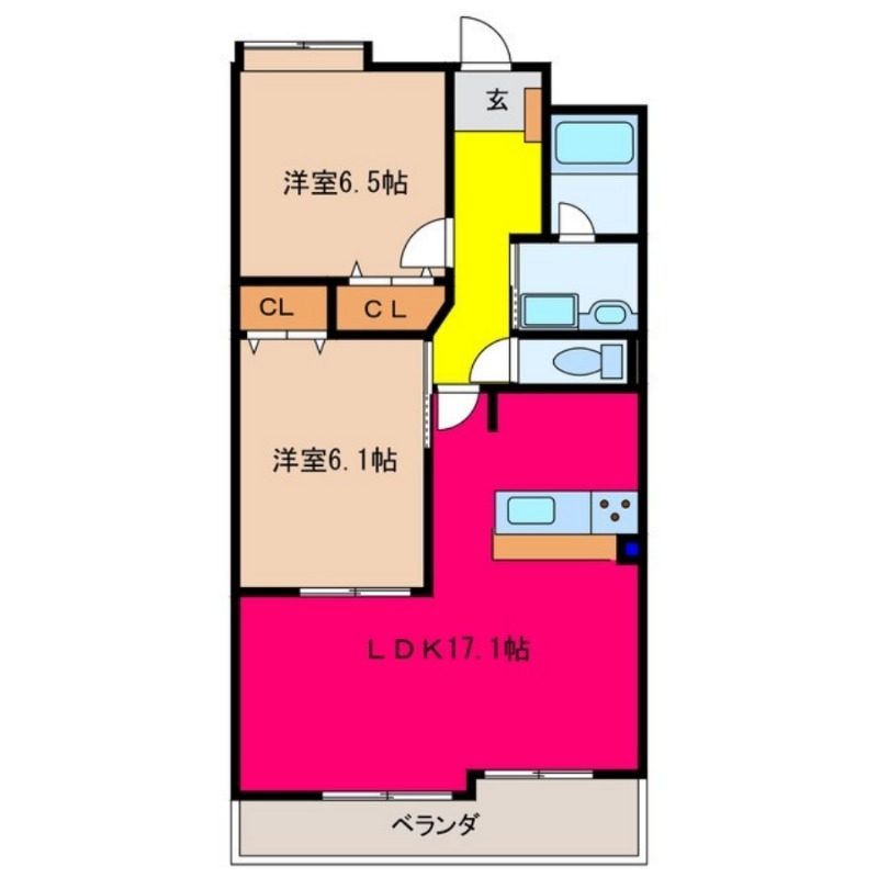 同タイプ別部屋写真