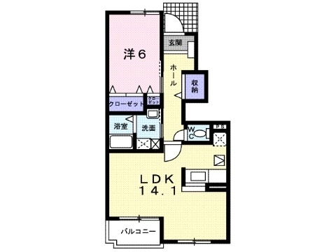 1階の間取り図