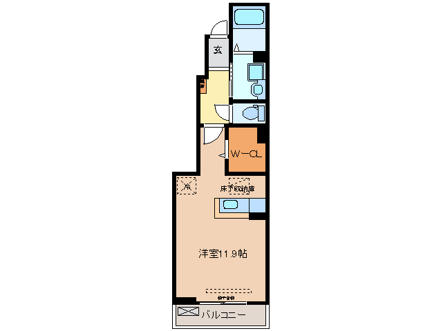 1階の間取り図