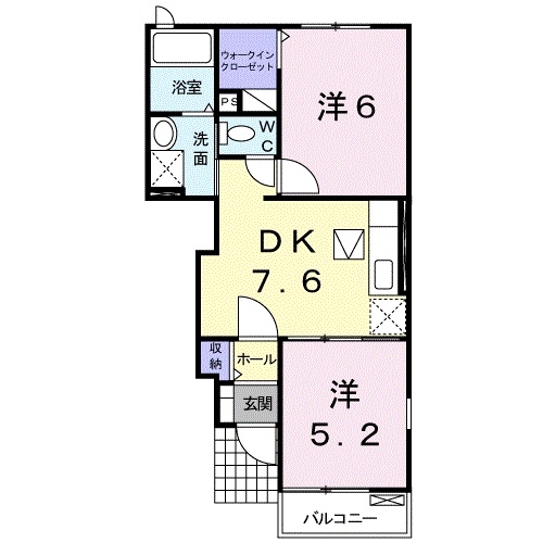 1階の間取り図