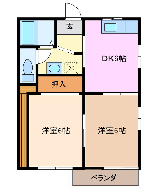2階の間取り図