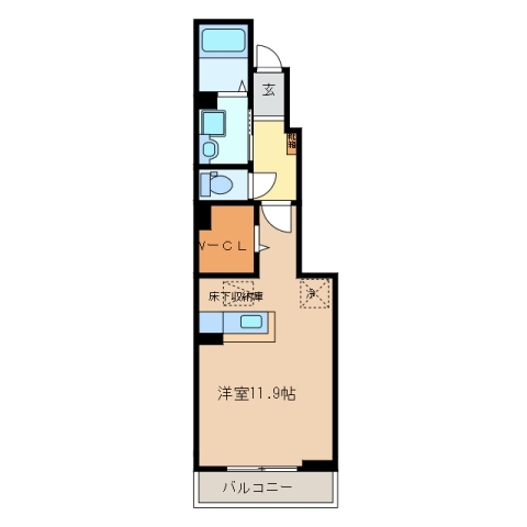 1階の間取り図