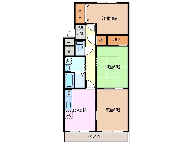 3階の間取り図
