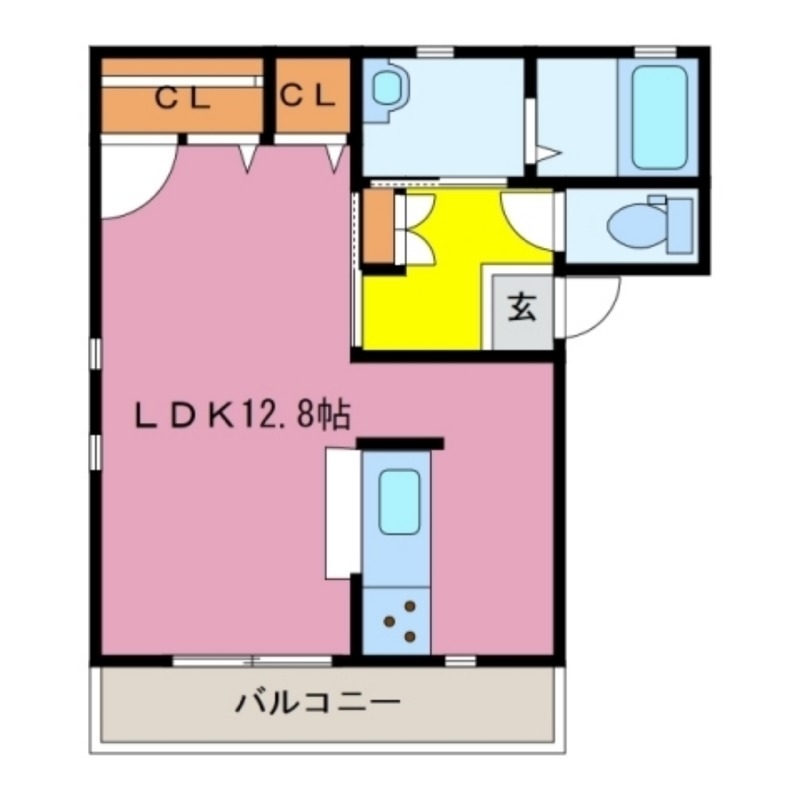 1階の間取り図