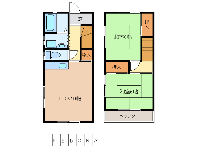 1階の間取り図