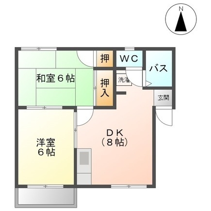 2階の間取り図