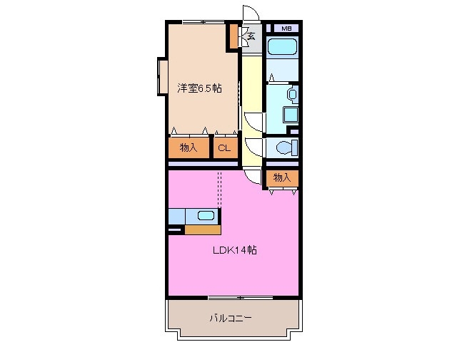 3階の間取り図