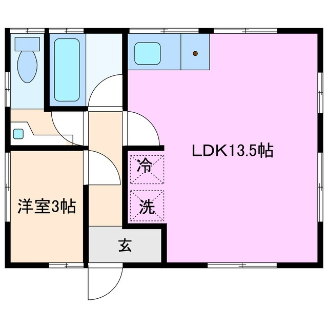-階の間取り図